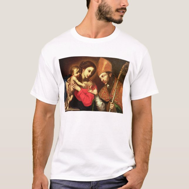Madonna och barn med St. Zenobius T-shirt (Framsida)