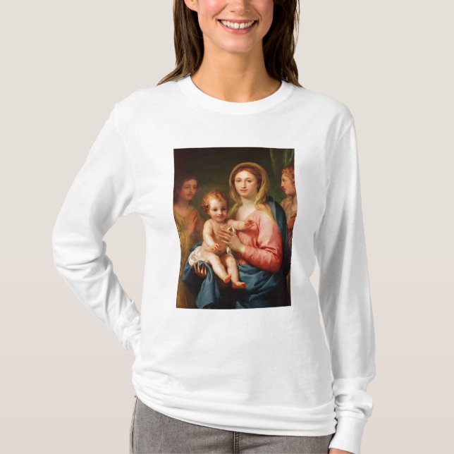 Madonna och barn med två änglar, 1770-73 t-shirt (Framsida)
