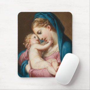Madonna och barn musmatta
