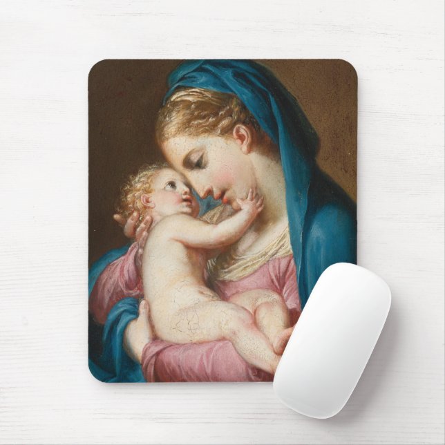 Madonna och barn musmatta (Med mus)