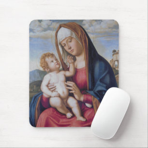Madonna och barn musmatta
