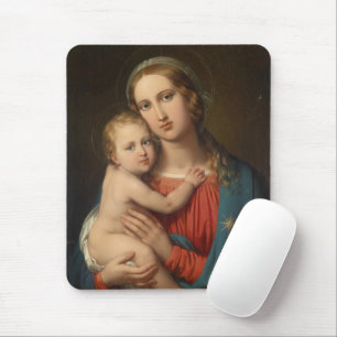 Madonna och barn musmatta