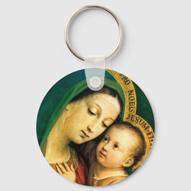 MADONNA OCH BARN NYCKELRING (Framsida)