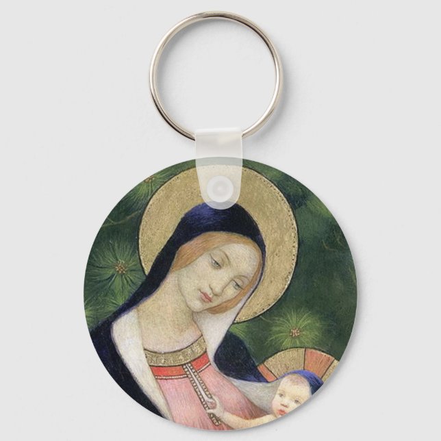 MADONNA OCH BARN NYCKELRING (Framsida)