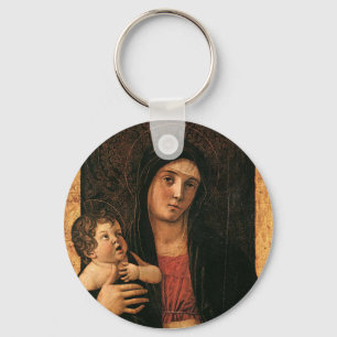 Madonna och barn nyckelring
