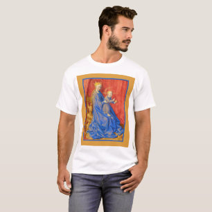 Madonna och barn på tron Jean Fouquet Högtid  T Shirt