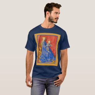 Madonna och barn på tron Jean Fouquet Holiday  T Shirt