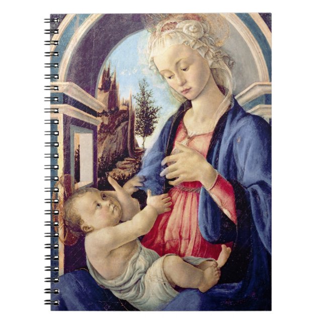 Madonna och barn (panel) 2 anteckningsbok (Framsidan)