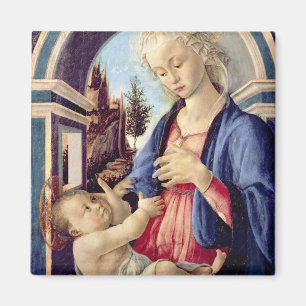 Madonna och barn (panel) 2 magnet