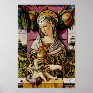 Madonna och barn poster