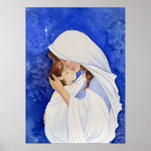 Madonna och barn poster