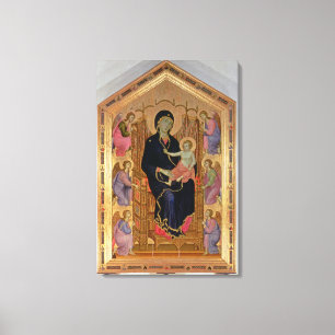 Madonna och barn (Rucellai Madonna) 1285 (tempera Canvastryck