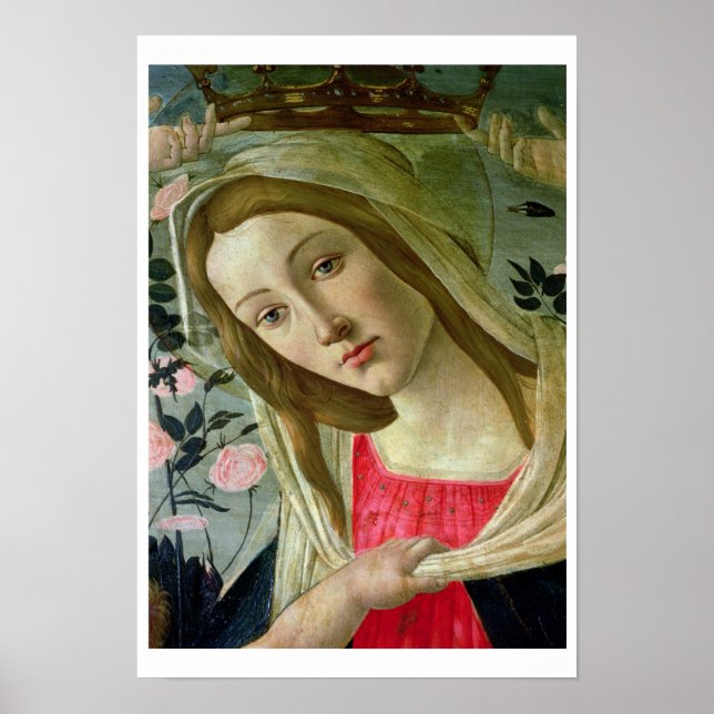 Madonna och barn som är överfulla av Änglar, närma Poster (Framsidan)