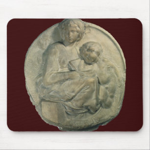 Madonna och barn, Tondo Pitti av Michelangelo Musmatta
