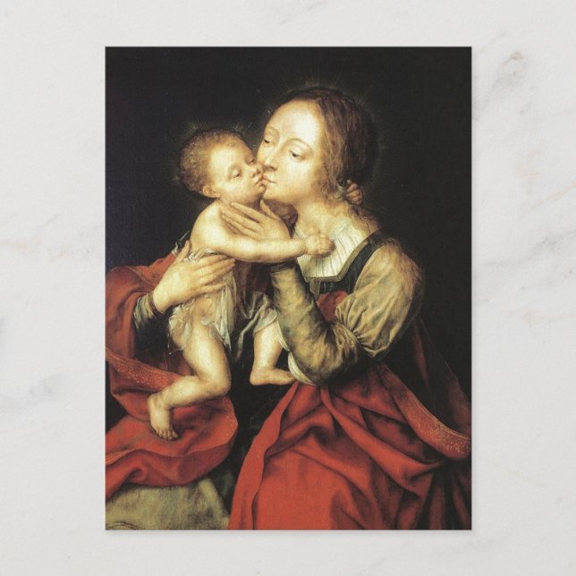 MADONNA OCH BARN VYKORT (Framsida)