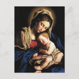Madonna och barn vykort