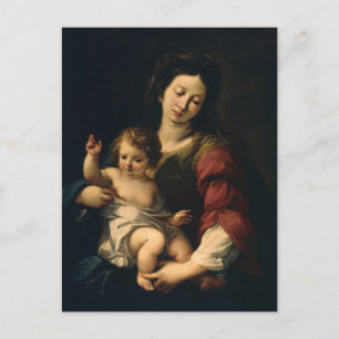 Madonna och barn vykort