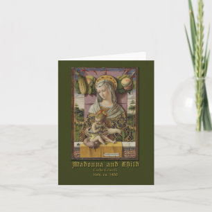 Madonna och barnCarlo Crivelli hälsning Kort