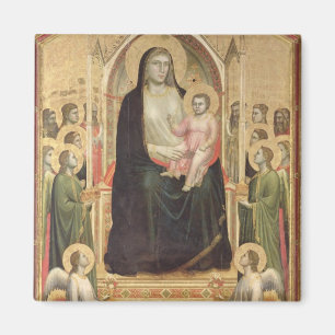 Madonna och barnet installerar, c.1300-03 magnet