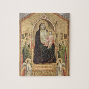 Madonna och barnet installerar, c.1300-03 pussel