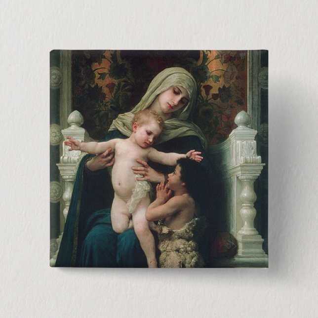 Madonna och barnet knäppas knapp (Framsida)