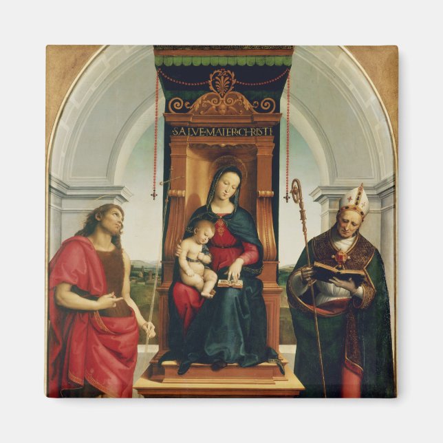 Madonna och barnet magnet (Framsidan)