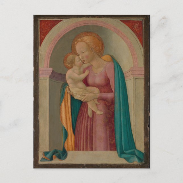 Madonna och barnet vykort (Framsida)