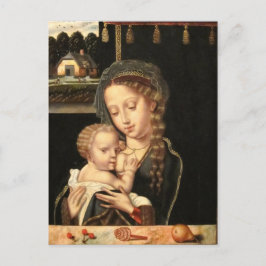 Madonna och barnsköterska vykort