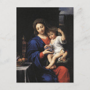 Madonna och barnvykort vykort