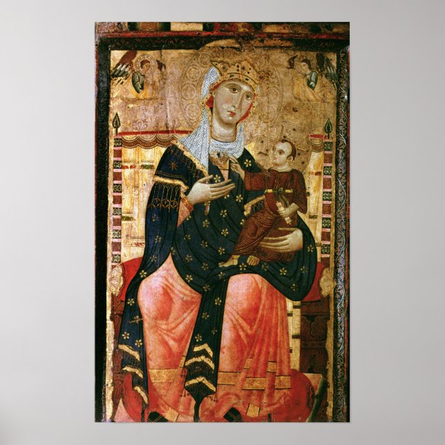 Madonna och Child, 1260 Poster (Framsidan)
