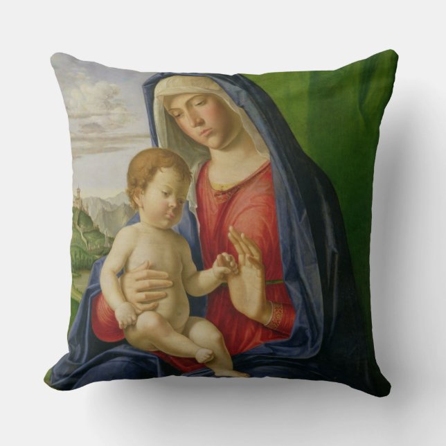 Madonna och Child, 1490s Kudde (Framsida)