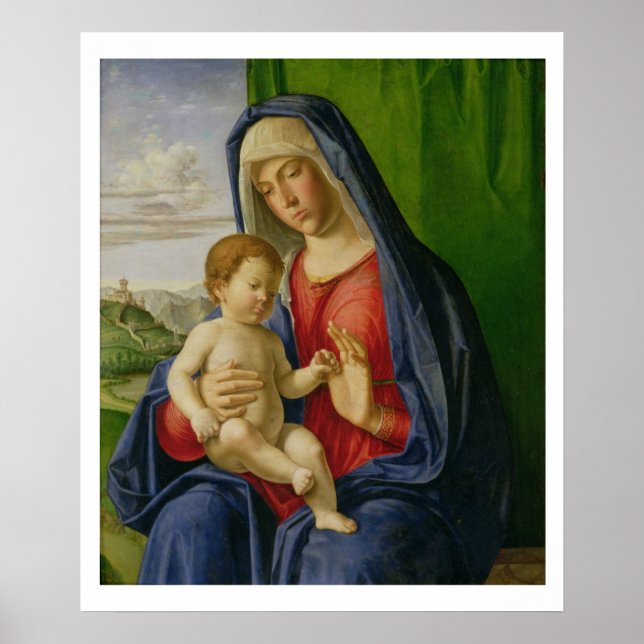 Madonna och Child, 1490s Poster (Framsidan)