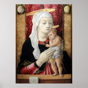 Madonna och Child 2 - Carlo Crivelli - c1468 Poster
