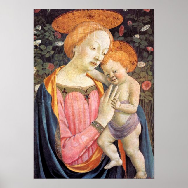 Madonna och Child 2 - Veneziano - c1432 Poster (Framsidan)