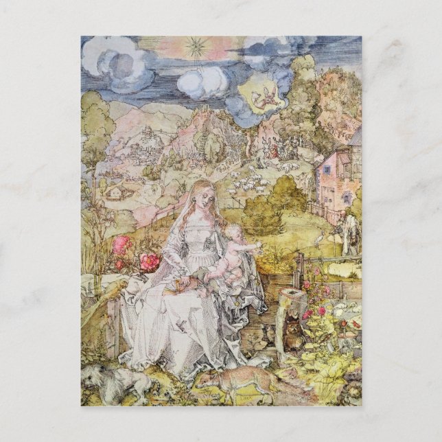 Madonna och Child 3 Vykort (Framsida)