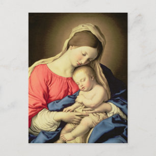 Madonna och Child 3 Vykort