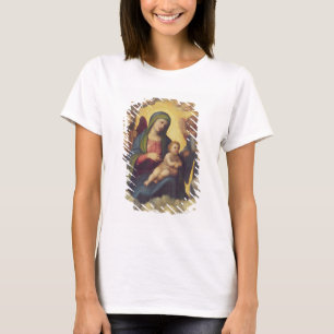 Madonna och Child and child in Glory, c.1520 (oil) Tee
