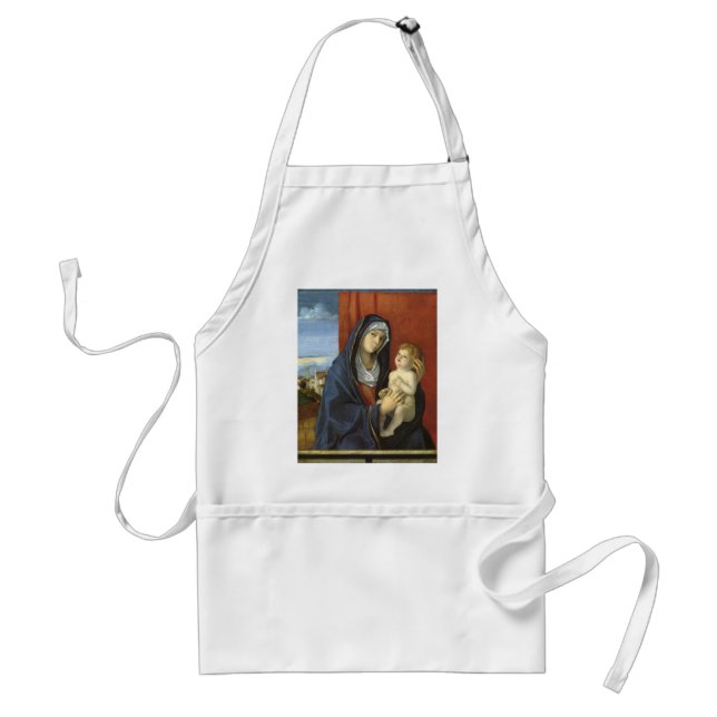 Madonna och Child av Giovanni Bellini Förkläde (Framsidan)