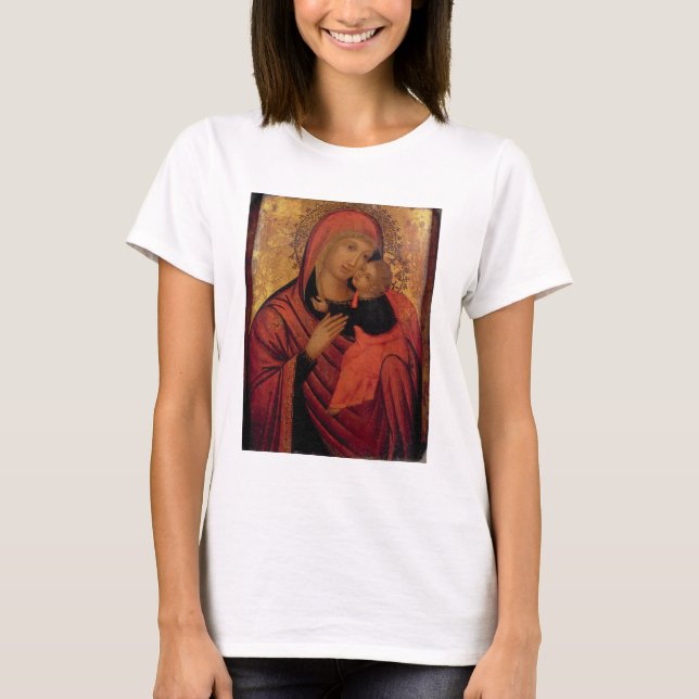 Madonna och Child, c.1650 (panel) Tee (Framsida)
