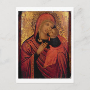 Madonna och Child, c.1650 (panel) Vykort