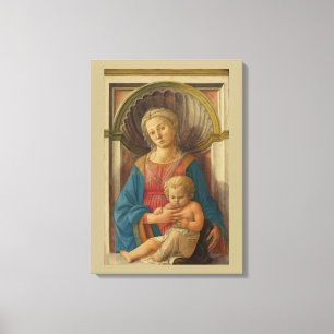 Madonna och Child Canvastryck