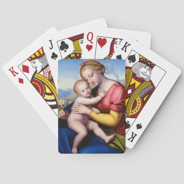 Madonna och Child Casinokort (Baksidan)