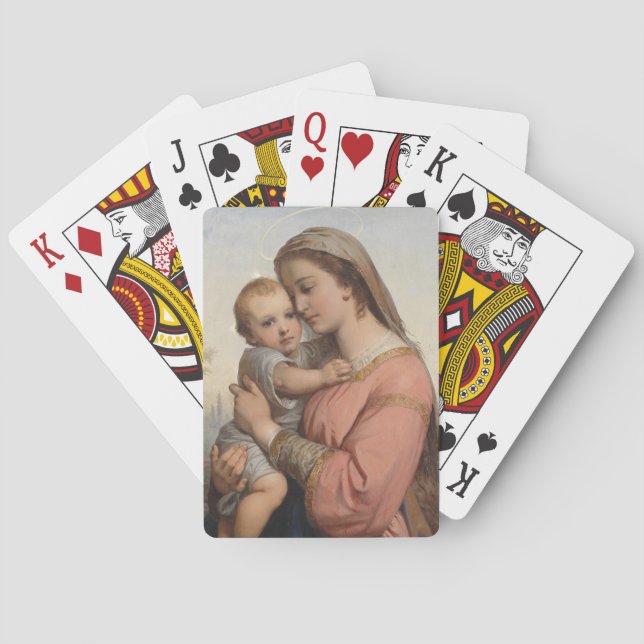 Madonna och Child Casinokort (Baksidan)