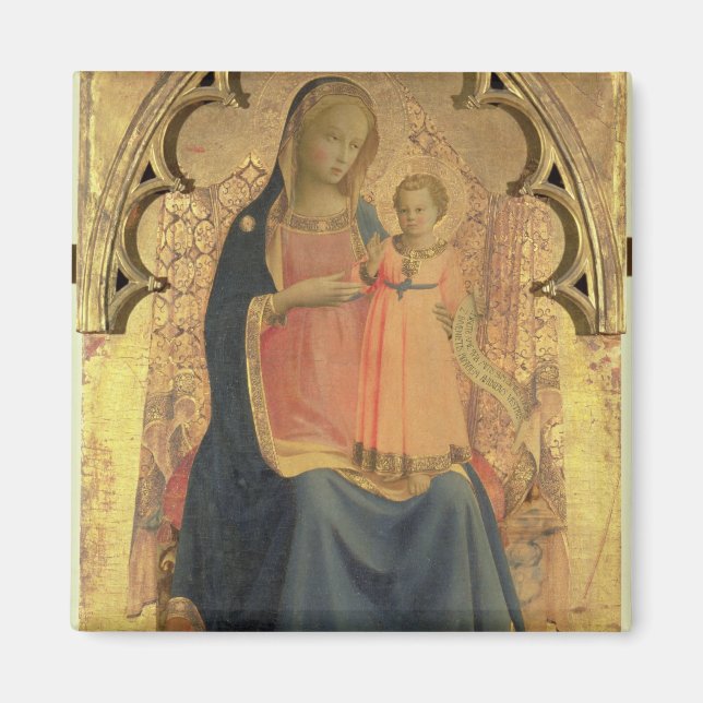 Madonna och Child, central panel of a triptych Magnet (Framsidan)