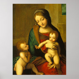 Madonna och Child - Correggio Fine Art Poster