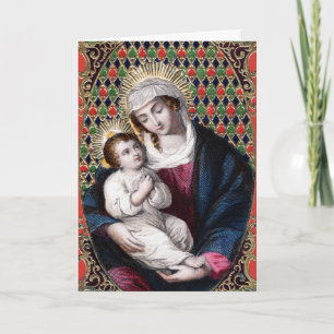 Madonna och Child (DPT 001) Helgkort