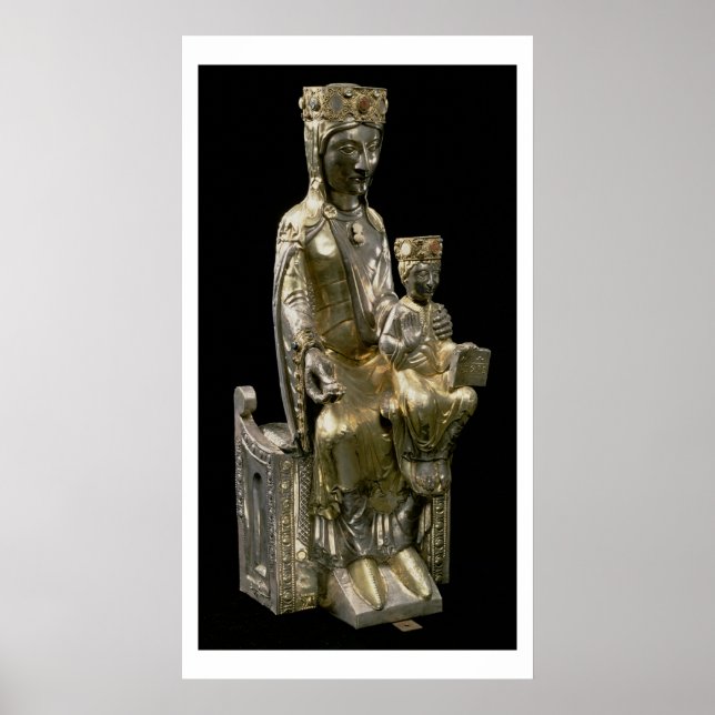 Madonna och Child Enthroned, statuette, Fransk, 12 Poster (Framsidan)