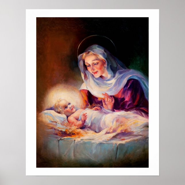 Madonna och Child. Fin konst Poster (Framsidan)