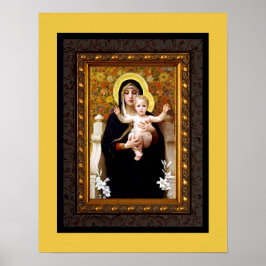 Madonna och Child Fine Art Poster Skriv ut