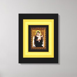 Madonna och Child Fine Art Print Canvastryck